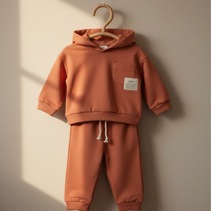 Little Essential Hoodie Set