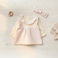 Little Pinafore Bodysuit Set