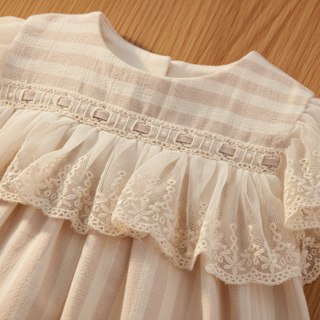 Little Heirloom Striped Dress