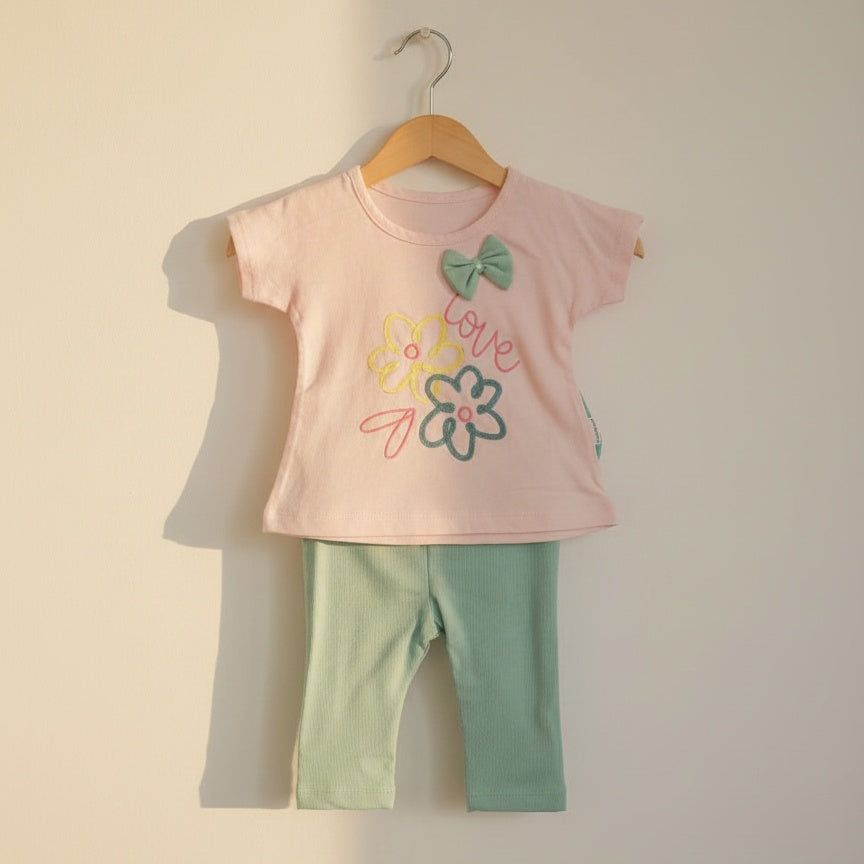 Little Flower Bow Set