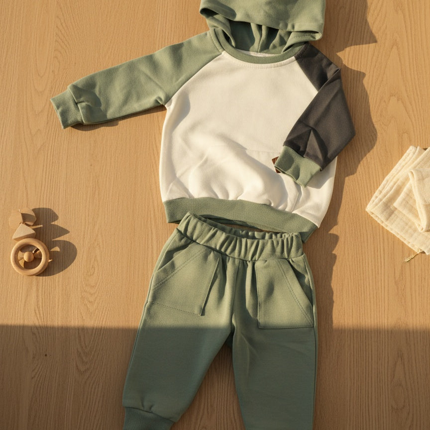 Little Colorblock Two Piece Set