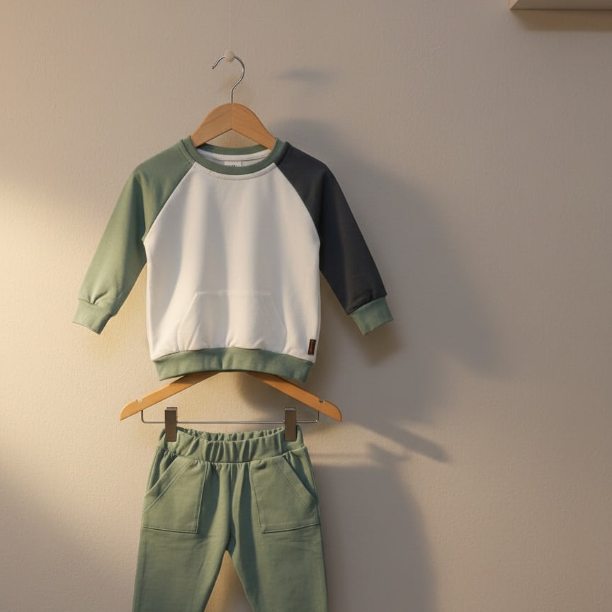 Little Colorblock Two Piece Set