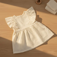 Little Bow Eyelet Dress