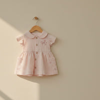 Little Bow Button Down Dress