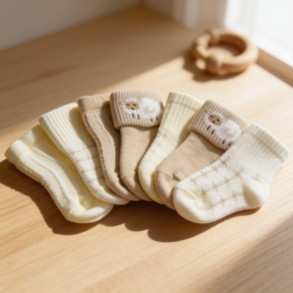 Little Lamb Baby Socks (Pack of 6)