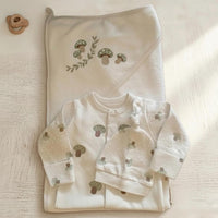 Little Mushroom Sleepsuit and Towel Set