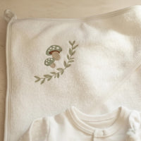 Little Mushroom Sleepsuit and Towel Set